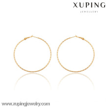 91043 Xuping Jewerly Women Simple Trendy Styles Pendientes de aro